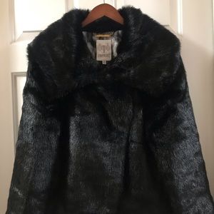 Jennifer Lopez Faux Fur Jacket